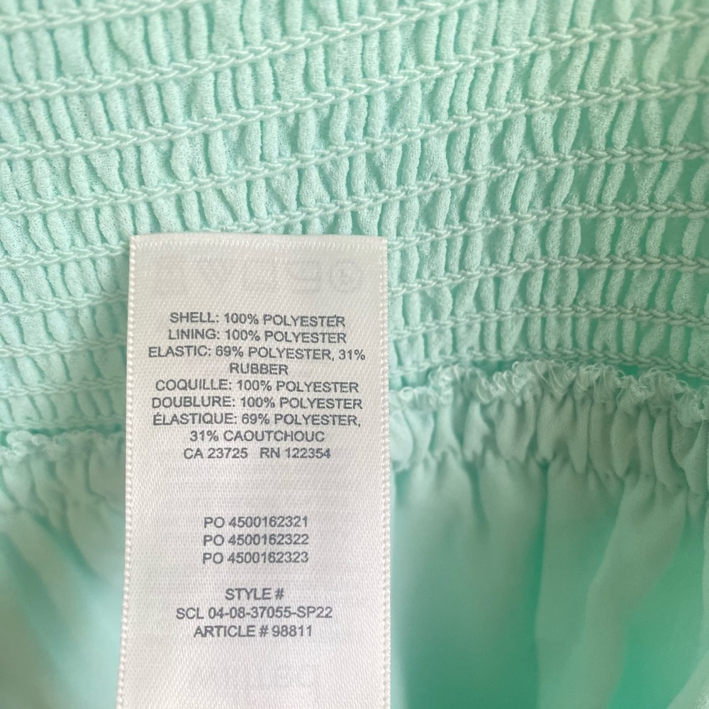 New Aritzia Wilfred Tempest Mini Dress Smocked chiffon mini dress - Picture 12 of 13